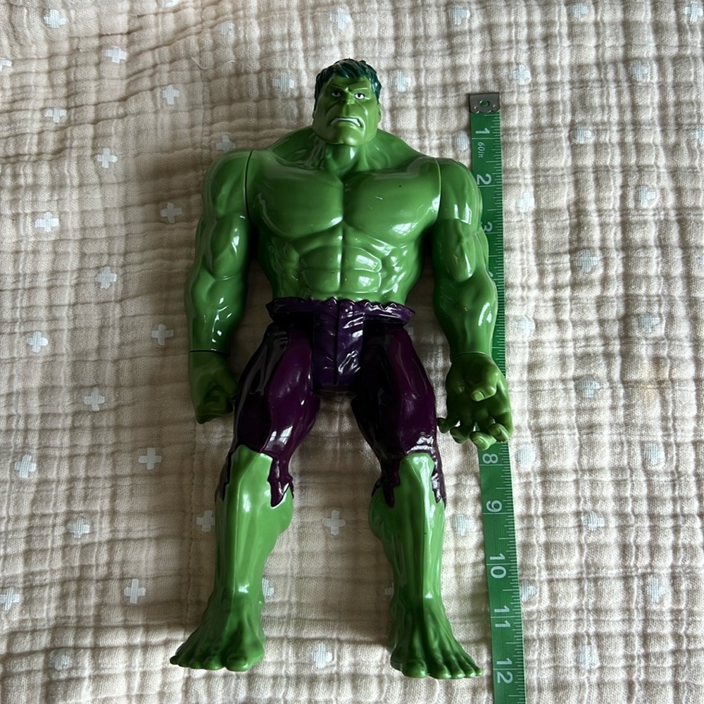 HULK - a Marvel superhero and founding member of the Avengers. Toy action figure